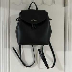 Kate Spade New York Black Medium Sized Backpack/Purse